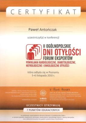 Konferencja II Ogólnopolskie Dni Otyłości Forum Ekspertów – Powikłania kardiologiczne, diabetologiczne, nefrologiczne i onkologiczne otyłości Konferencja II Ogólnopolskie Dni Otyłości Forum Ekspertów – Powikłania kardiologiczne, diabetologiczne, nefrologiczne i onkologiczne otyłości